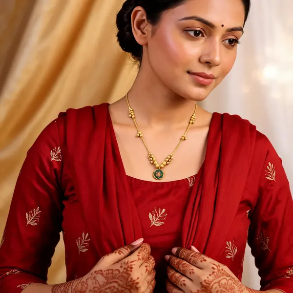 Gold_Tone_Traditional_Necklace_for_Women