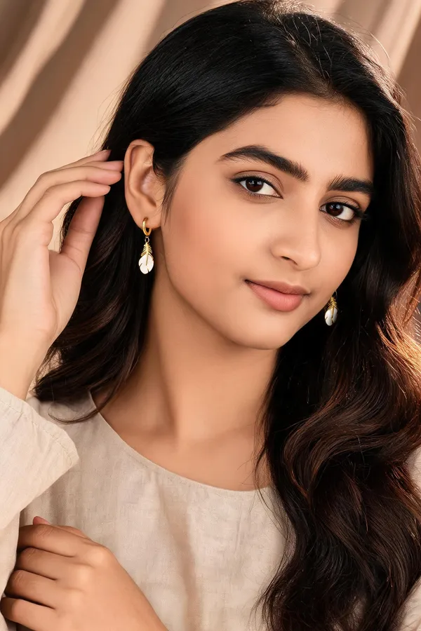 Gold_Tone_Feather_Drop_Earrings_for_Women