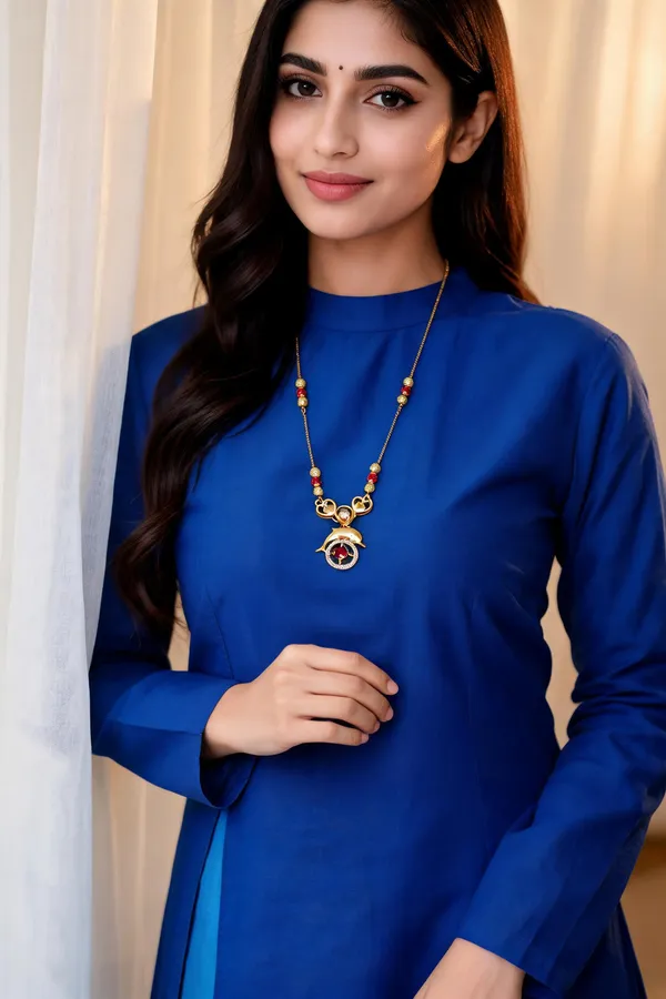 Gold-Tone_Traditional_Pendant_Necklace_for_Women