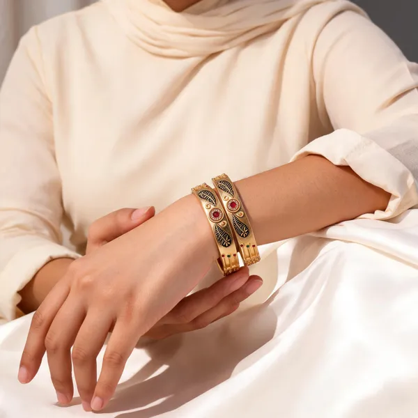 Gold_Designer_Patla_Bangle_Pair_for_Women_Set_Of_2