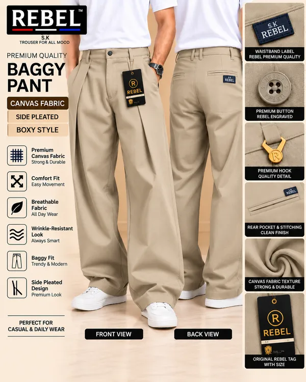 white_Canvas_Baggy_Fit_Pants_for_Men