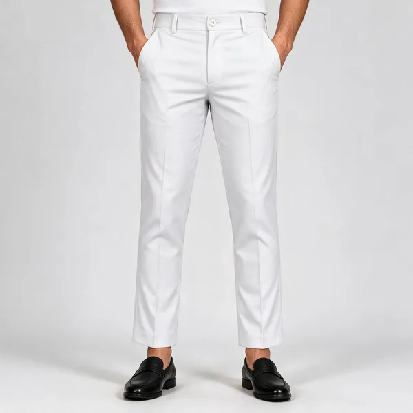White_Lycra_Modern_Fit_Formal_Pants_For_Men