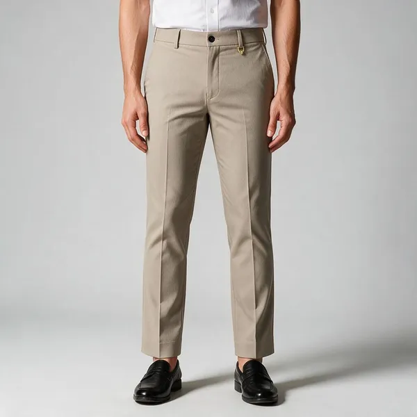 Beige_Peanut_Fabric_Modern_Fit_Formal_Trousers_For_Men
