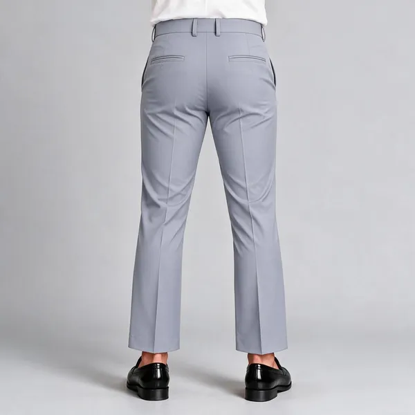 Light_Grey_Slim_Fit_Ankle_Length_Trousers_For_Men