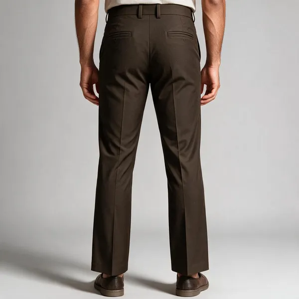 Dark_Brown_Lycra_Slim_Fit_Trousers_For_Men