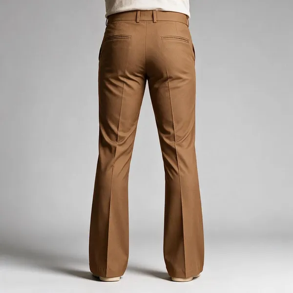 Camel_Bootcut_Formal_Trousers_For_Men