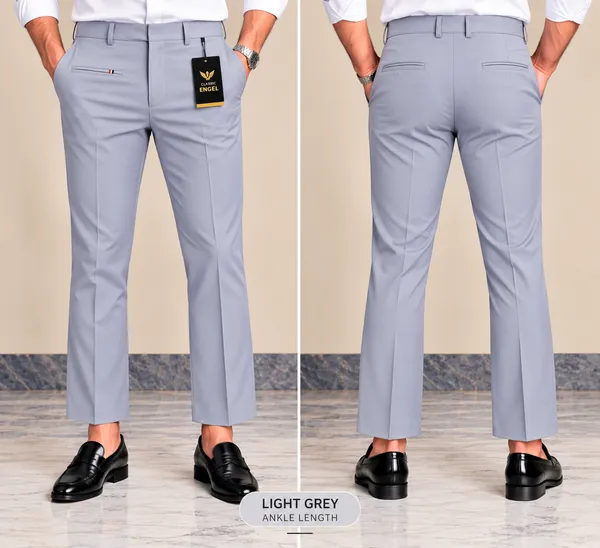 Light_Grey_Slim_Fit_Ankle_Length_Trousers_For_Men