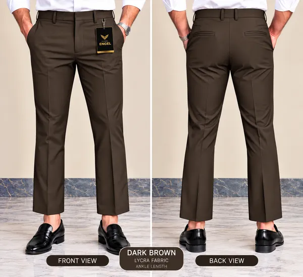 Dark_Brown_Lycra_Slim_Fit_Trousers_For_Men