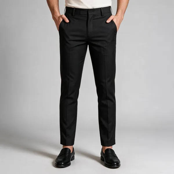 Black_Lycra_Pencil_Fit_Formal_Pants_For_Men