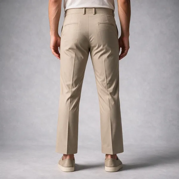 Beige_Lycra_Slim_Fit_Ankle_Length_Trousers_For_Men