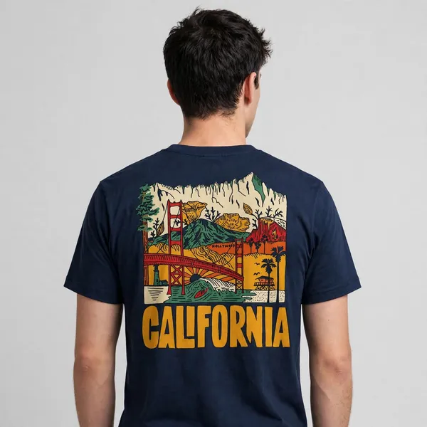 California_Mountains_Tee_-_Half_Sleeve_180_Gsm