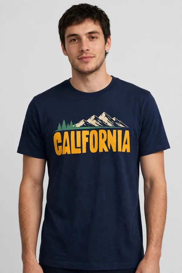 California_Mountains_Tee_-_Half_Sleeve_180_Gsm
