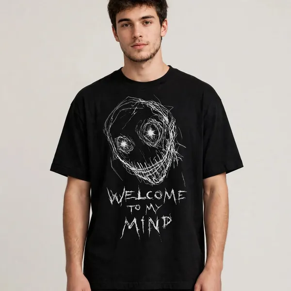 Mind_Monster_Unisex_Black_Oversized_T-Shirt