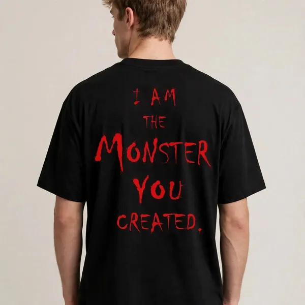 Mind_Monster_Unisex_Black_Oversized_T-Shirt