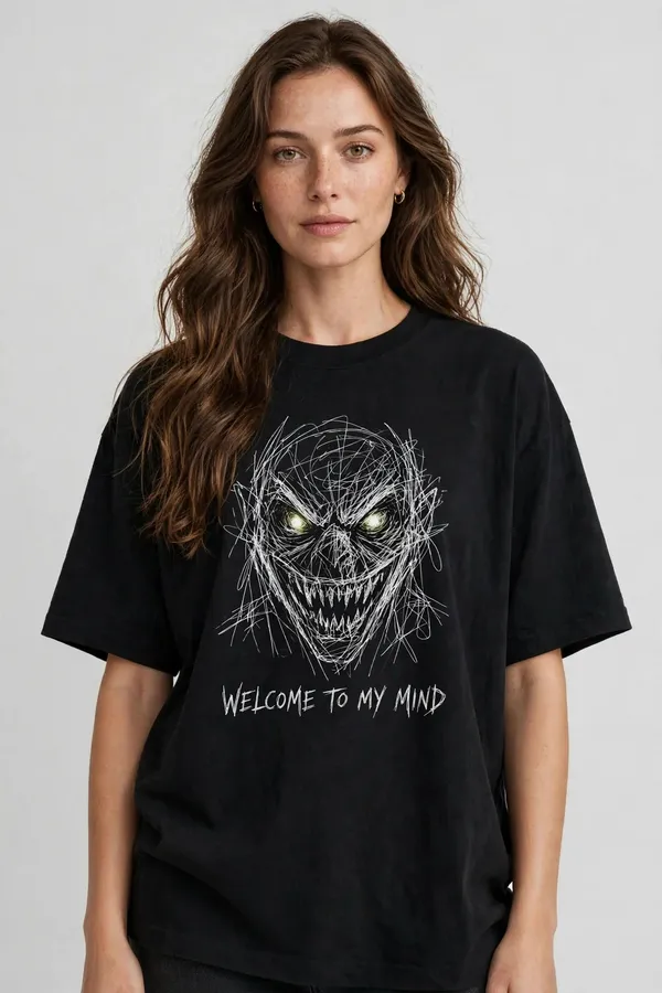 Pineberry_Mind_monster_Oversized_Tee