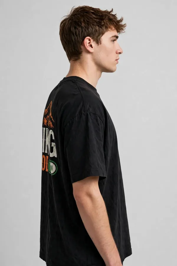 Pineberry_Hiking_Mode_On_Oversized_Tee