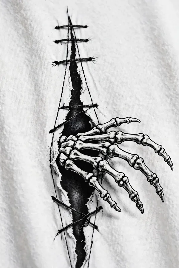 Pineberry_Scary_Skull_Oversized_Tee