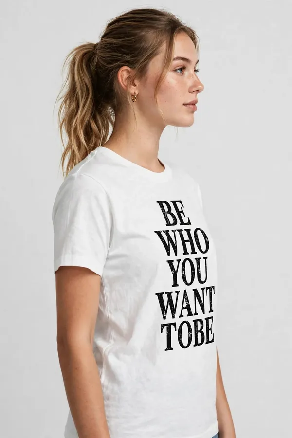 Pineberry_Be_Who_You_Want_To_Be_Half_Sleeve_Tee