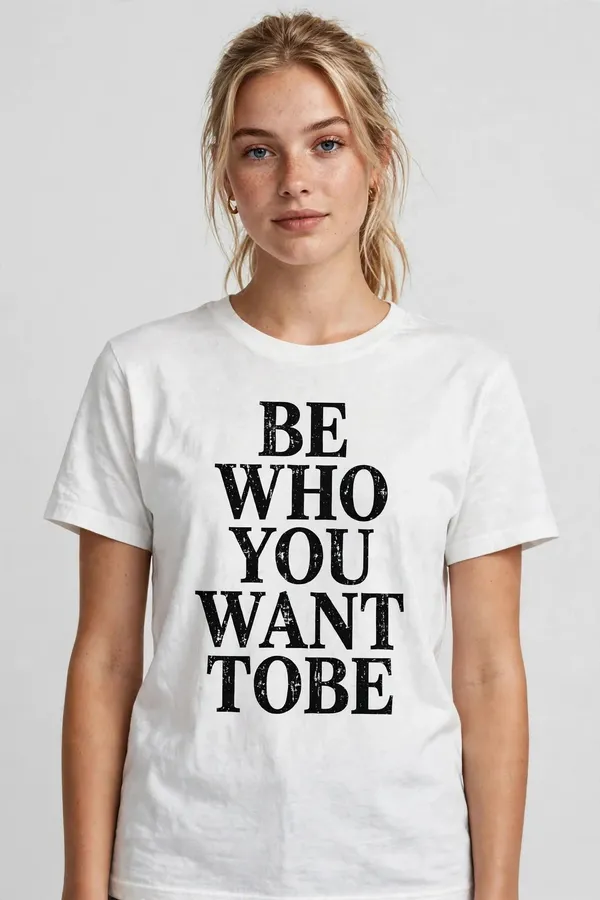 Pineberry_Be_Who_You_Want_To_Be_Half_Sleeve_Tee