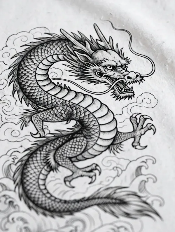 Men_White_Dragon_Graphic_Oversized_T-Shirt