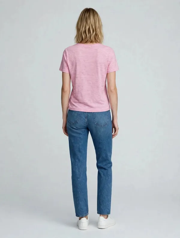 Women_Pink_Striped_T-Shirt