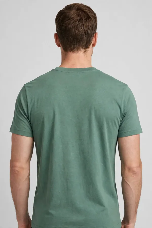 Men_Sea_Green_Solid_T-Shirt