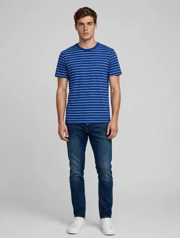 Men_Royal_Blue_Striped_T-Shirt
