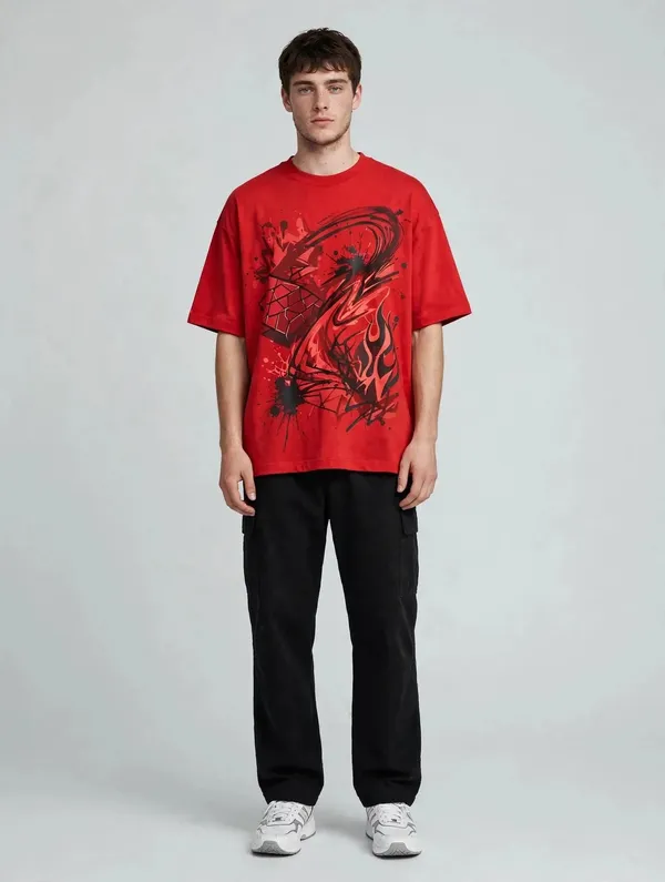 Men_Red_Street_Graphic_Oversized_T-Shirt