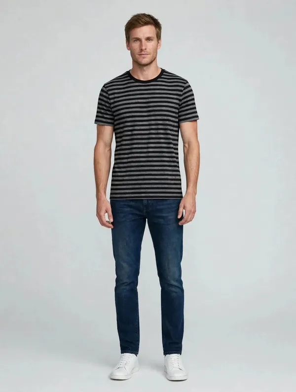 Men_Black_Grey_Striped_T-Shirt