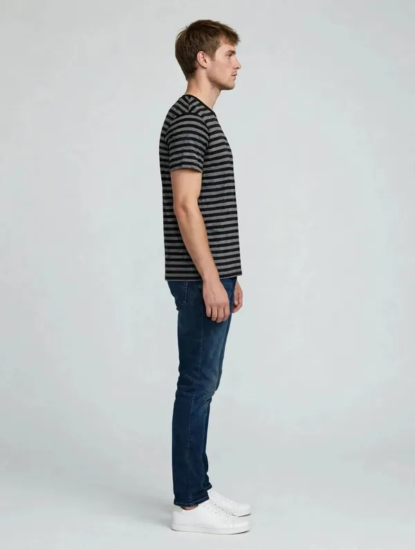 Men_Black_Grey_Striped_T-Shirt
