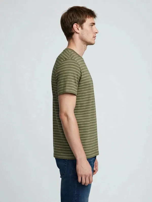Men_Olive_Striped_T-Shirt