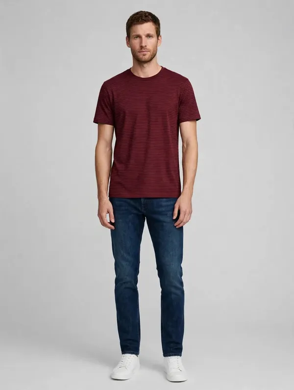 Men_Maroon_Striped_T-Shirt