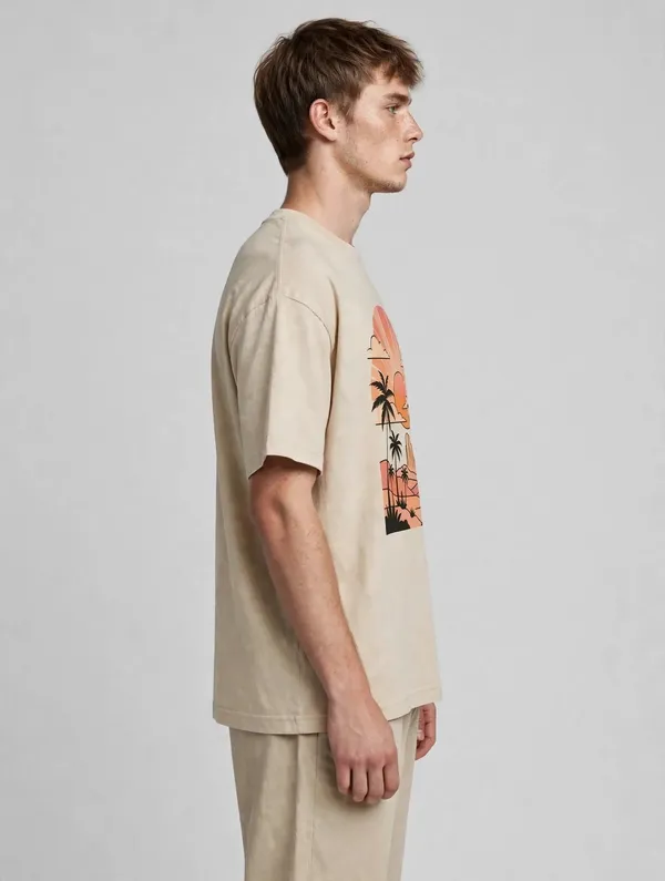 Men_Beige_Sunset_Graphic_Oversized_T-Shirt