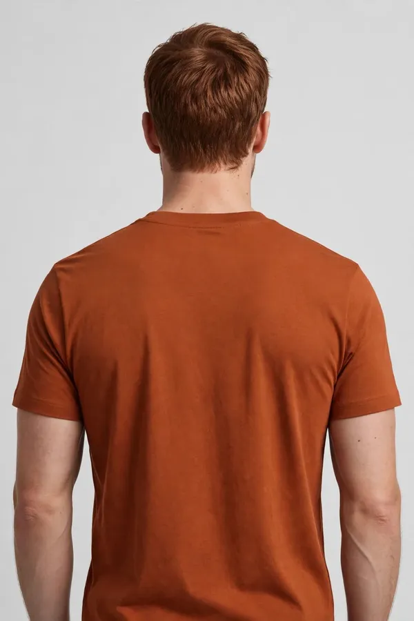 Men_Rust_Orange_Solid_T-Shirt