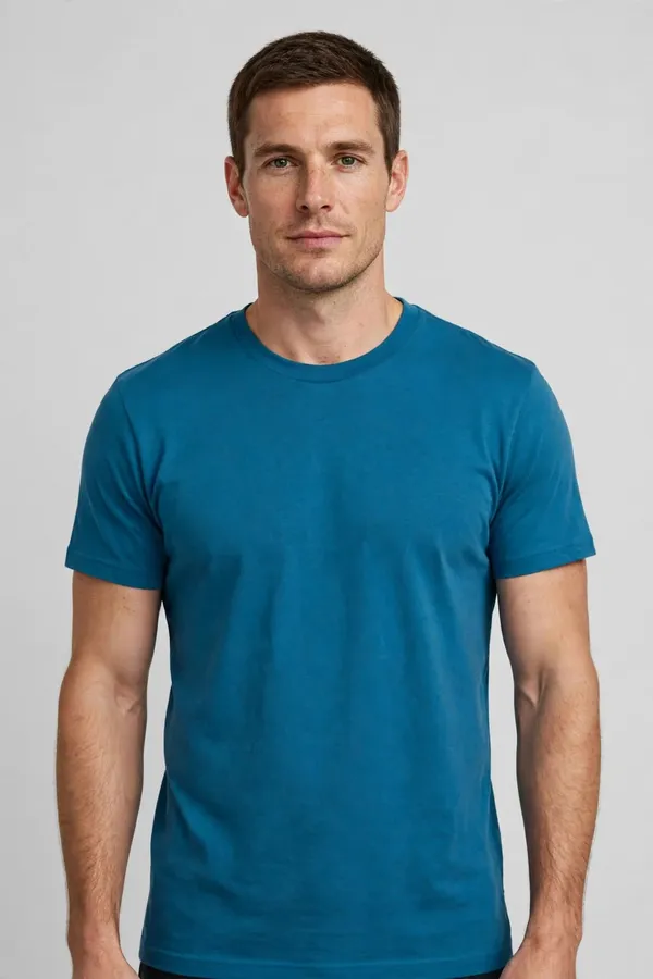 Men_Teal_Blue_Solid_T-Shirt