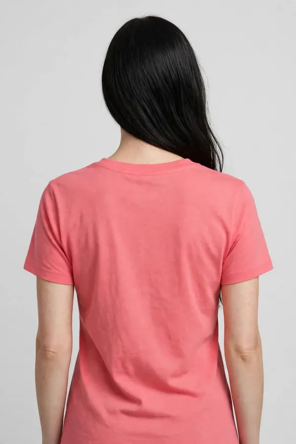 Women_Coral_Pink_Solid_T-Shirt