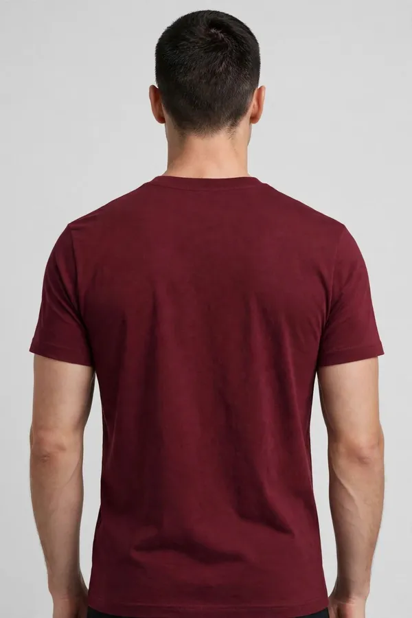Men_Maroon_Solid_T-Shirt