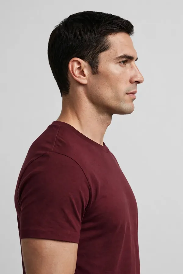 Men_Maroon_Solid_T-Shirt