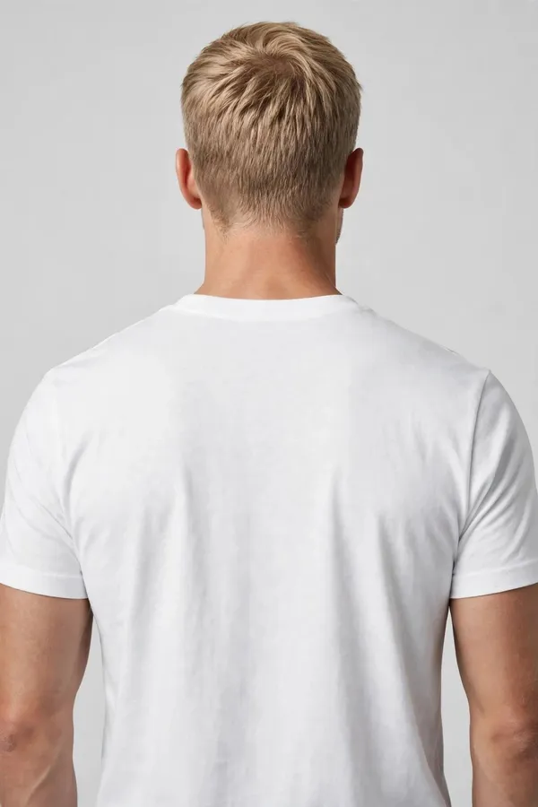 Men_Arctic_White_Solid_T-Shirt