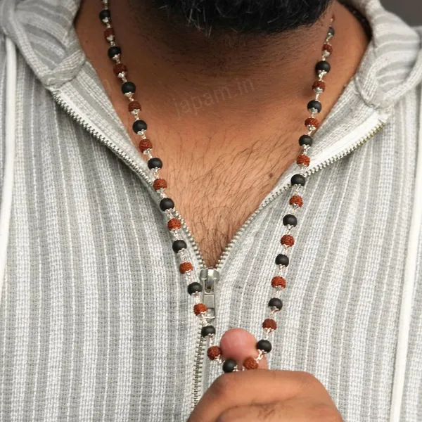 Silver_Plated_Divya_Rudraksha_Karungali_Mala