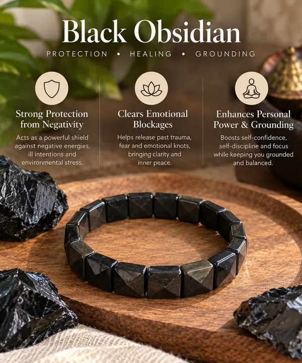 Natural_Black_Obsidian_Pyramid_Cut_Beaded_Stretch_Bracelet_Protection_Grounding_Emotional_Healing_Crystal_Wristband