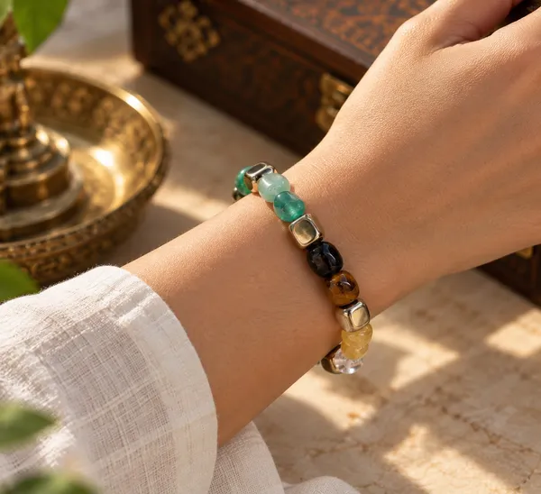 Money_Magnet_Fusion_Band_Natural_5_Crystal_Combination_Stretch_Bracelet_For_Wealth_Luck_Abundance