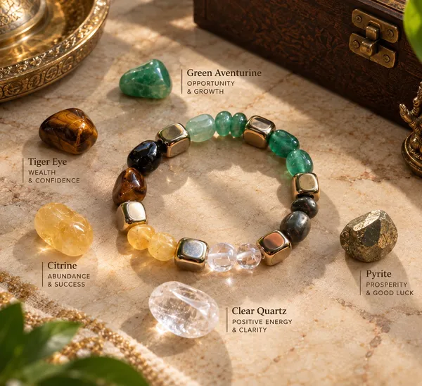 Money_Magnet_Fusion_Band_Natural_5_Crystal_Combination_Stretch_Bracelet_For_Wealth_Luck_Abundance