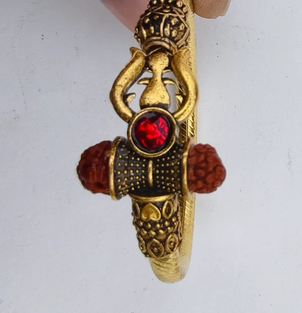 Gold_Tone_Ornate_Rudraksha_Bead_Kada_Bracelet