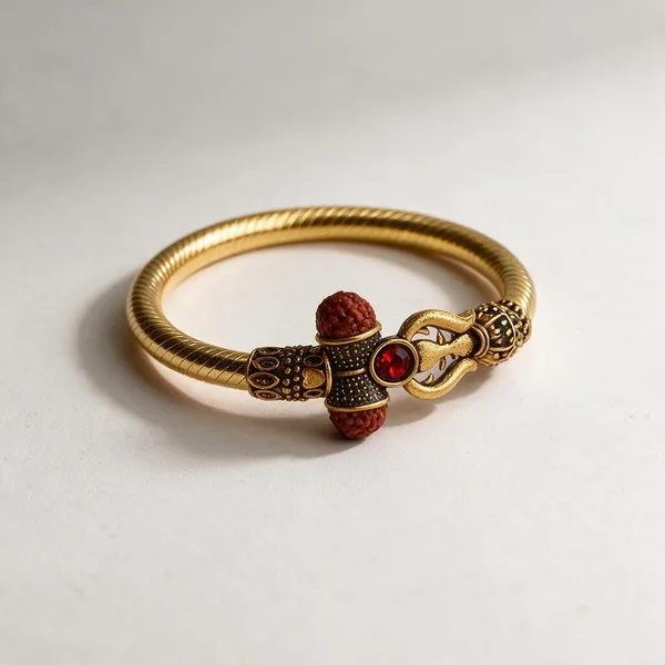 Gold_Tone_Ornate_Rudraksha_Bead_Kada_Bracelet