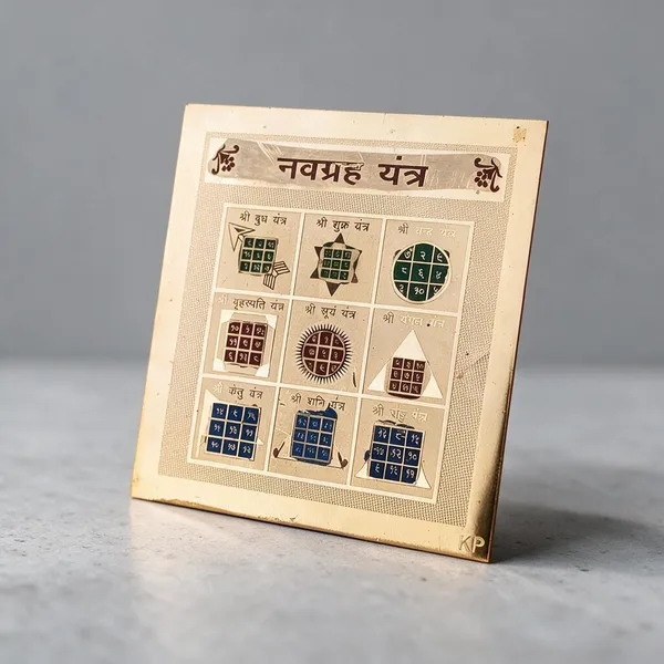 Navgraha_Yantra_Gold_Tone_Religious_Plaque
