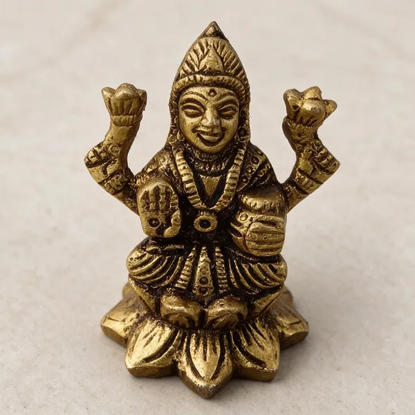 Pure_Brass_Laxmi_Murti
