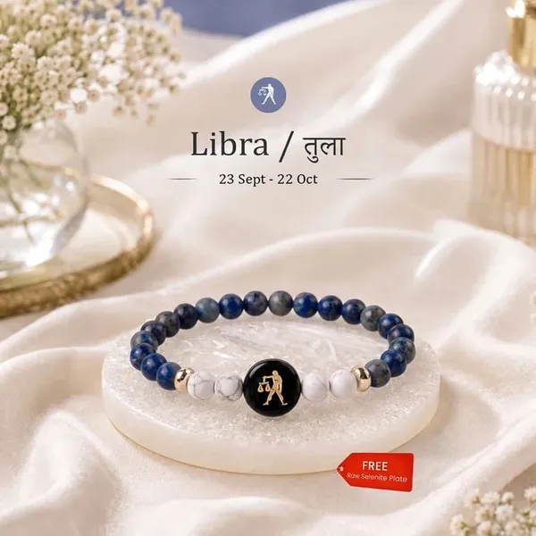 Blue_Natural_Stone_Beaded_Bracelet_For_Women