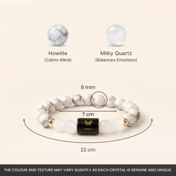 White_Howlite_And_Milky_Quartz_Cancer_Zodiac_Bracelet