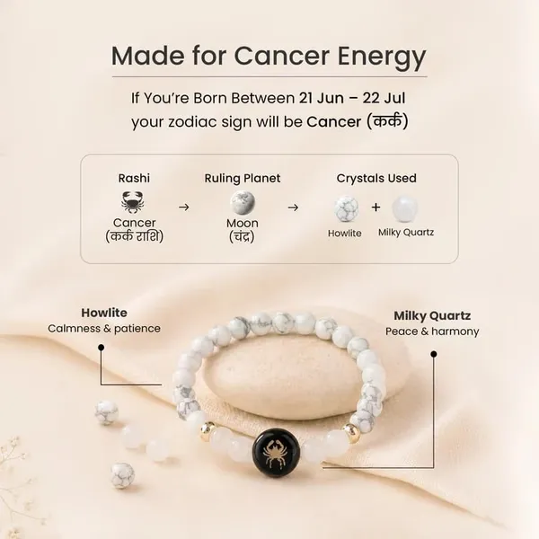 White_Howlite_And_Milky_Quartz_Cancer_Zodiac_Bracelet